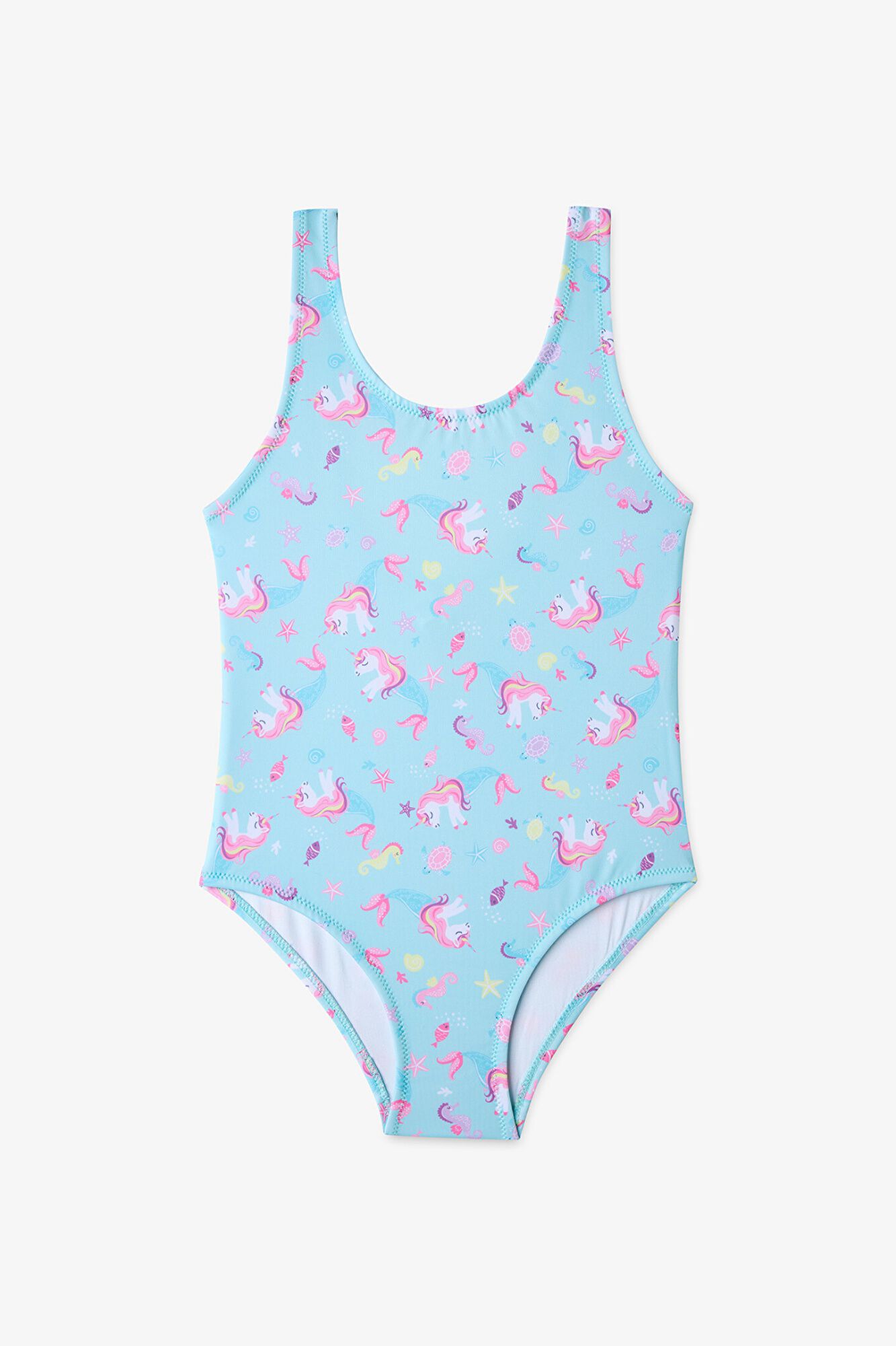 Penti Fato de banho infantil estampado sereia