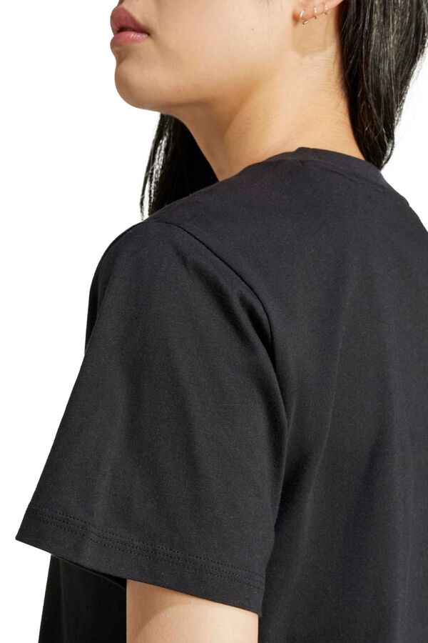 Adidas Majica od pamuka s malim logotipom Crna