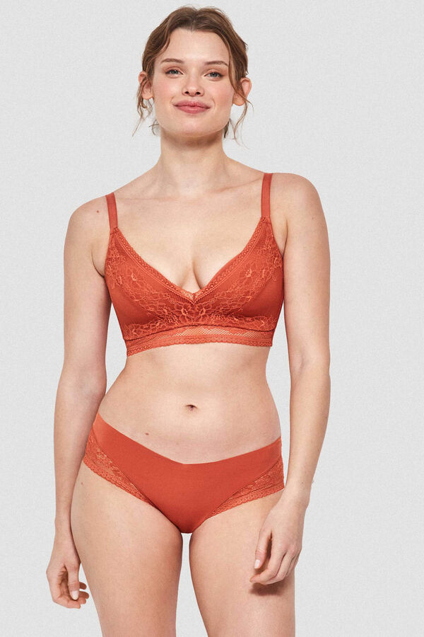 Womensecret Non-wired C and D cup bra rouge