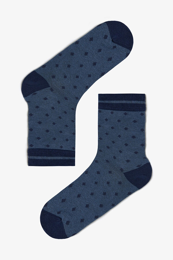 Penti Men's Polka Dot Patterned 5-Pack Socket Socks printed