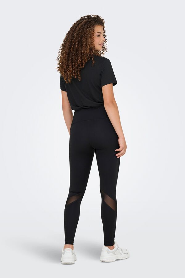 Only Play Mesh detail B-Dry leggings black