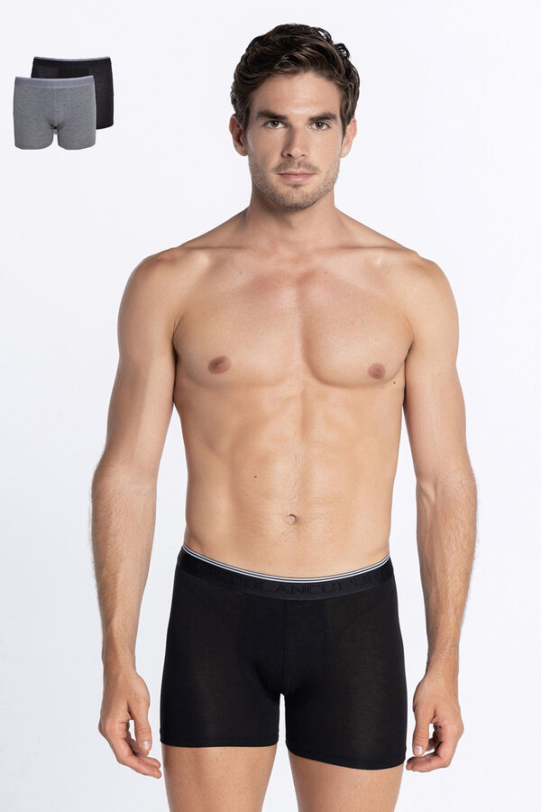 Punto Blanco Pack de 2 cuecas de algod&atilde;o estampado