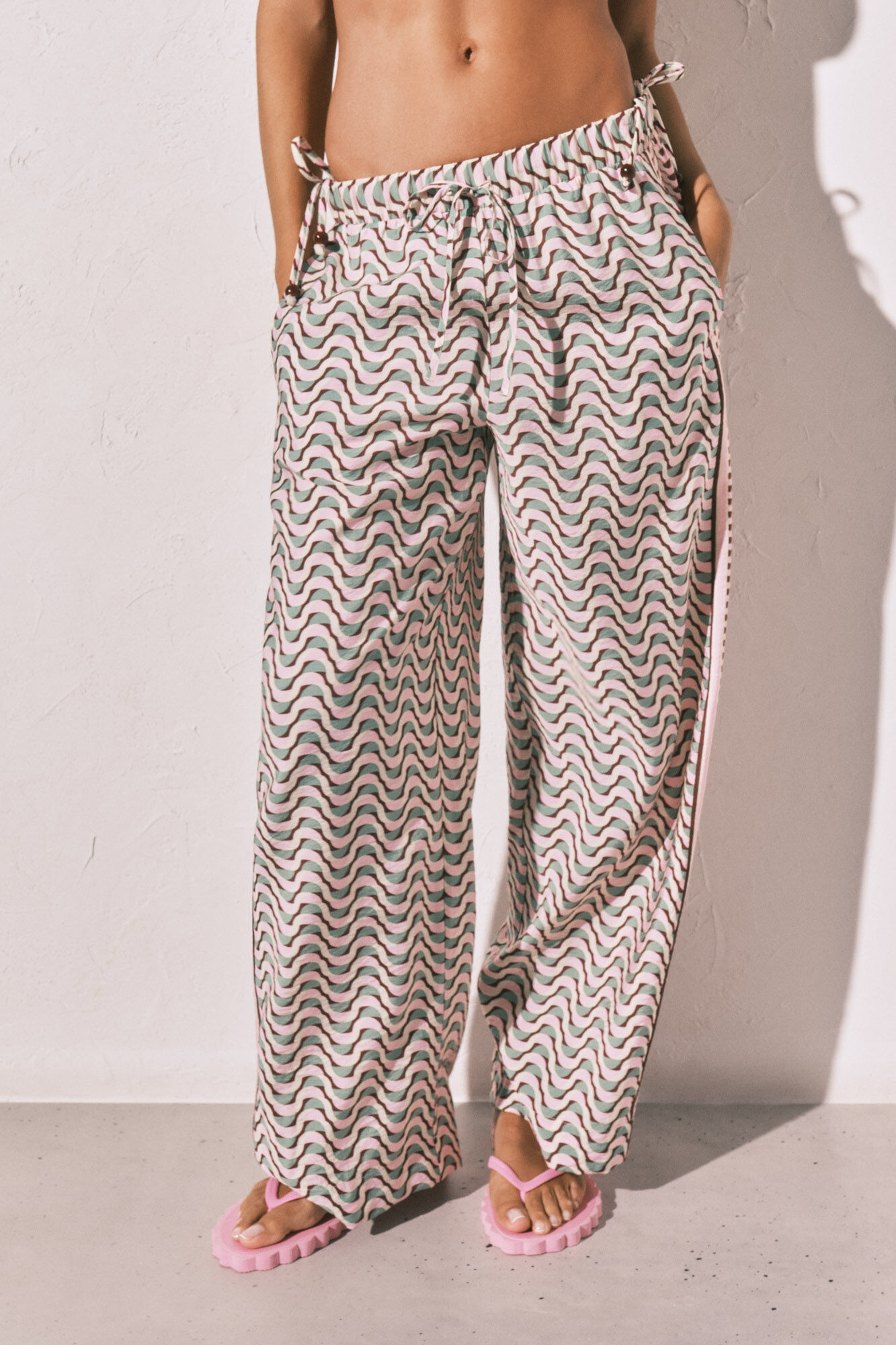 Women'secret Geometric print long trousers