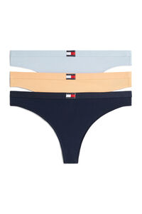 Tommy Hilfiger Pack 3 tangas con logo