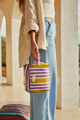 Calma House Make-up case with multicolor recycled PET Berlin Print