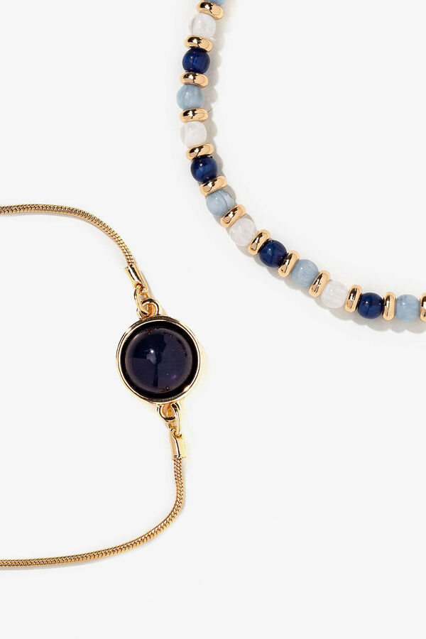 Vilanova Pack of 2 Beaded Bracelets estampado