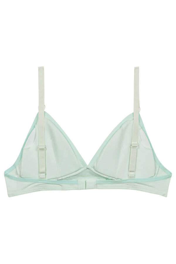 DIM Non-wired bra with removable cups, hypoallergenic, dermatologically tested  bleu