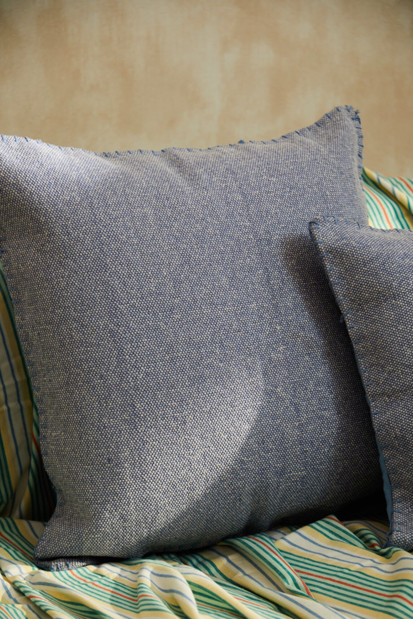 Calma House Funda coj&iacute;n de algod&oacute;n de 60x60