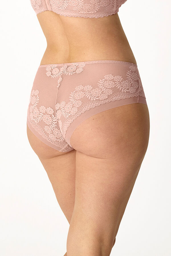 Promise Braga alta encaje floral rosa