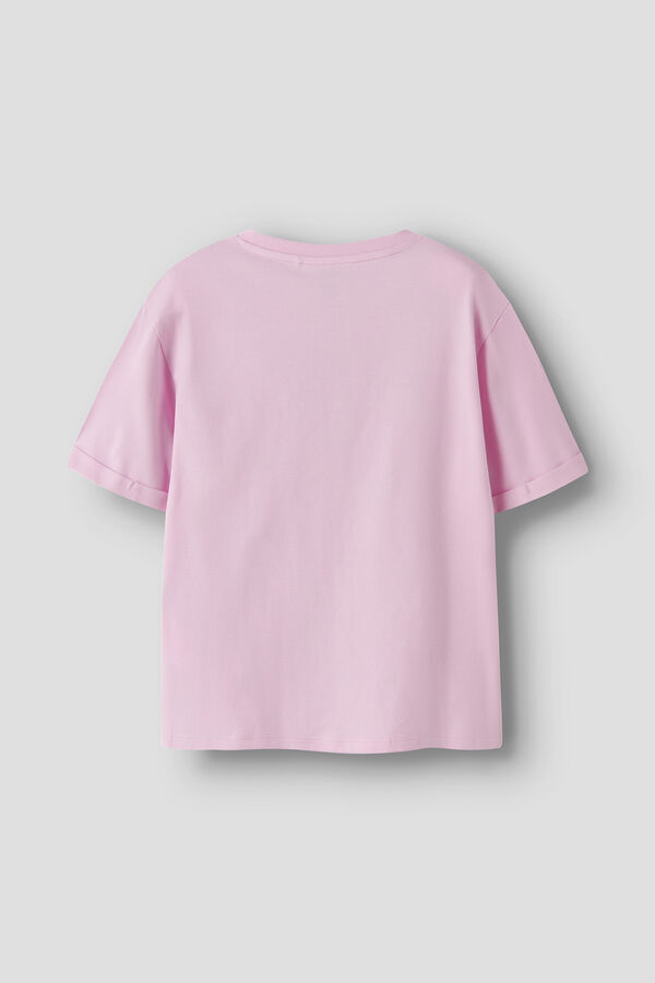 Name it Girl's Rolling Stone T-shirt pink