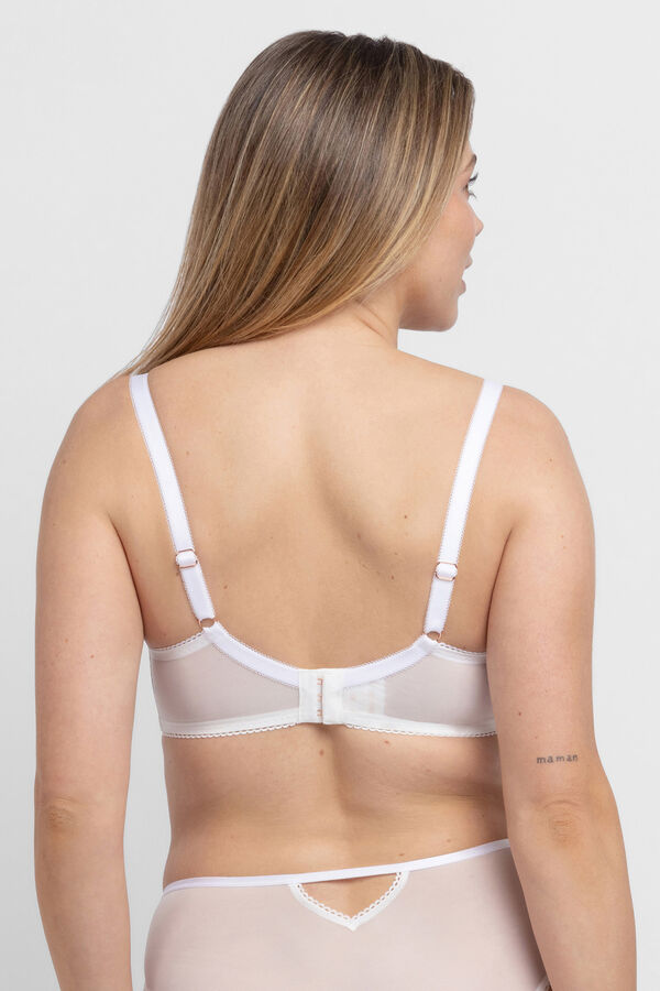 Dorina Unpadded balconette bra DARLA white