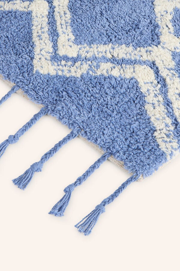 Womensecret Fauve blue tufted bath mat Plava