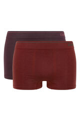 DIM Pacote de 2 boxers masculinos de algod&atilde;o sem costura estampado