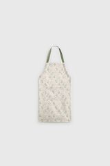 Textura Floral cotton apron printed