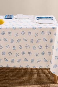 Textura Mantel aus harzbeschichtetem Stoff mit Meeresmotiven