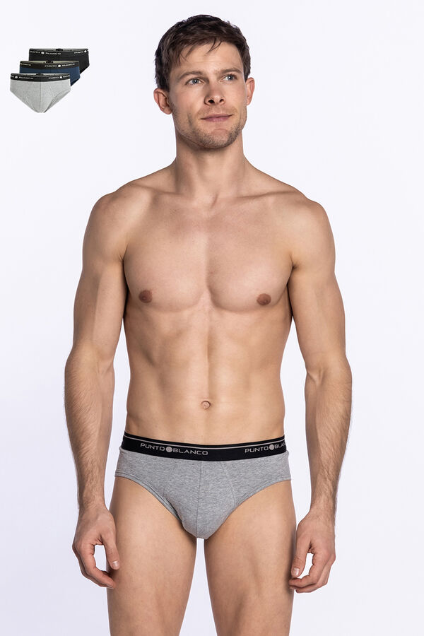 Punto Blanco Pack de 3 slips algod&oacute;n estampado