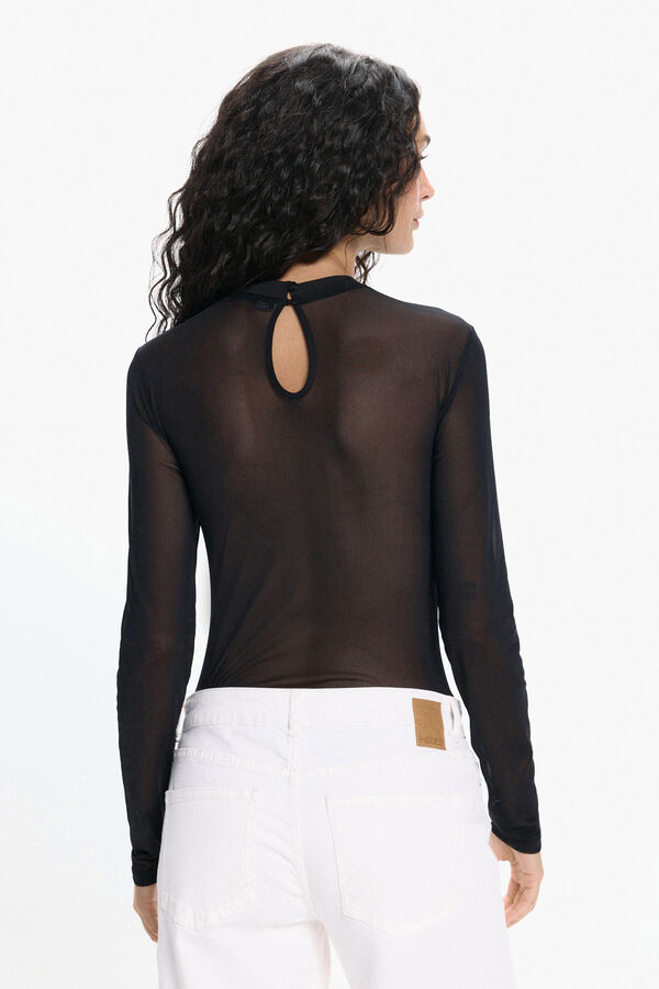 Pieces Body de manga larga negro