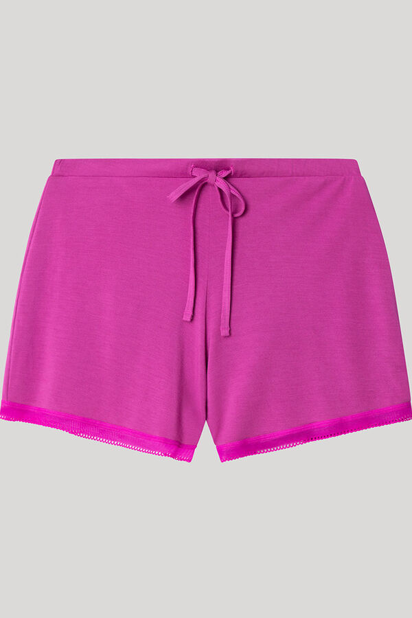 Gisela Pantal&oacute;n corto pijama morado morado/lila