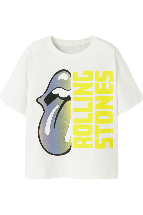 Name it Camiseta Rolling Stone blanco