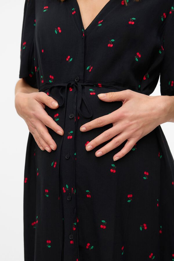 Mamalicious Maternity- und Still-Badeanzug Schwarz