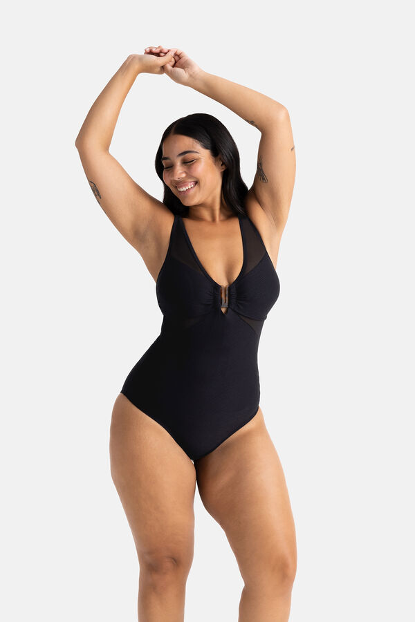 Womensecret Shaping Swimsuit Crna