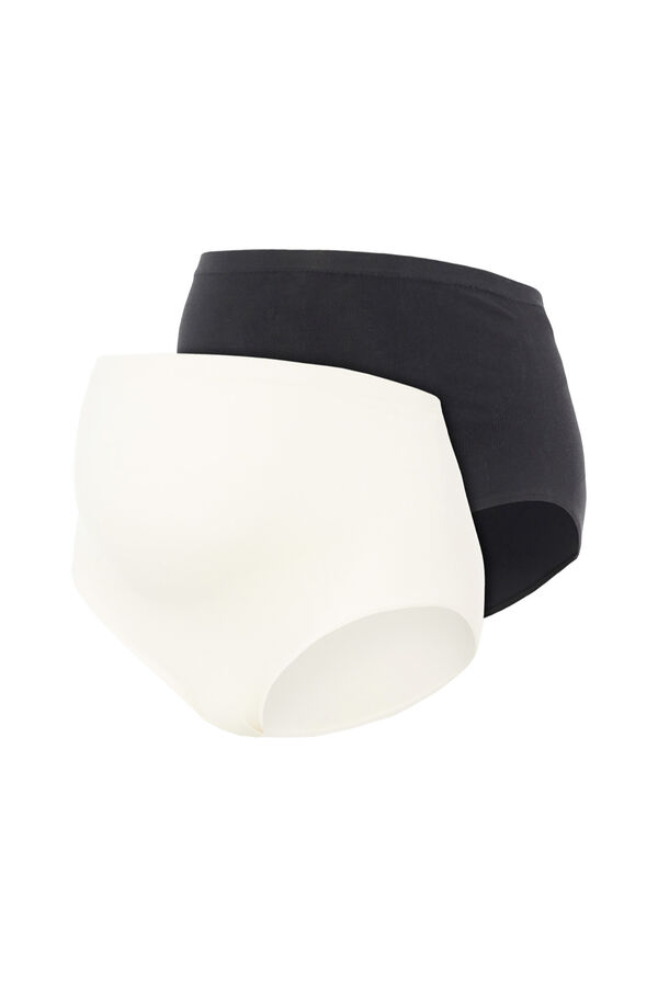 Mamalicious Braguitas maternity algod&oacute;n org&aacute;nico negro