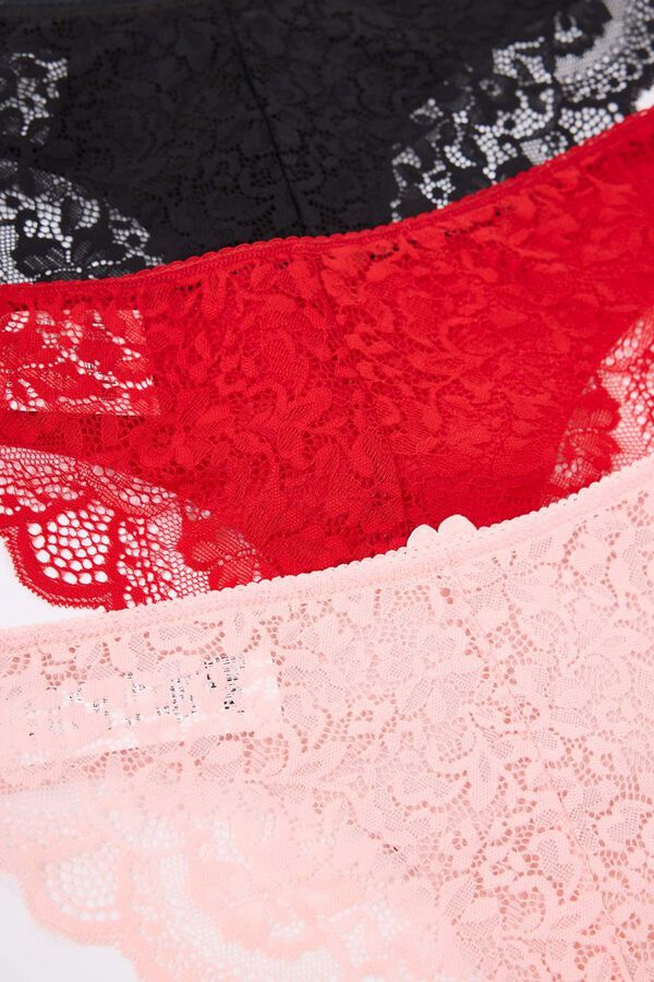 Trendyol Braguita brasile&ntilde;a encaje estampado