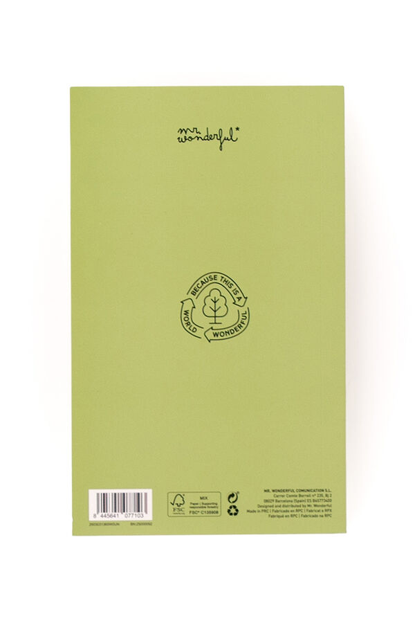 Mr. Wonderful Libreta tipo bloc - Choose your fighter estampado