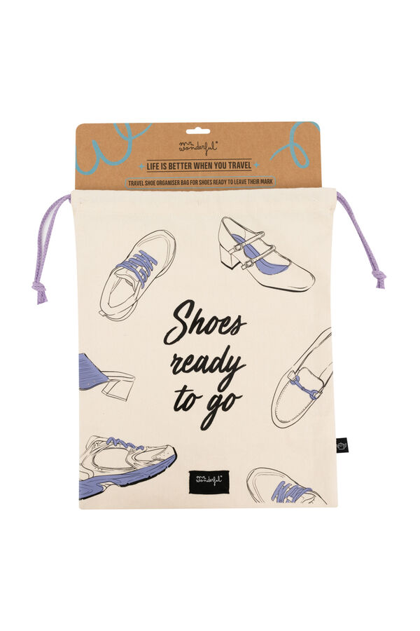 Mr. Wonderful Bolsa de viaje para zapatos Shoes ready to go estampado