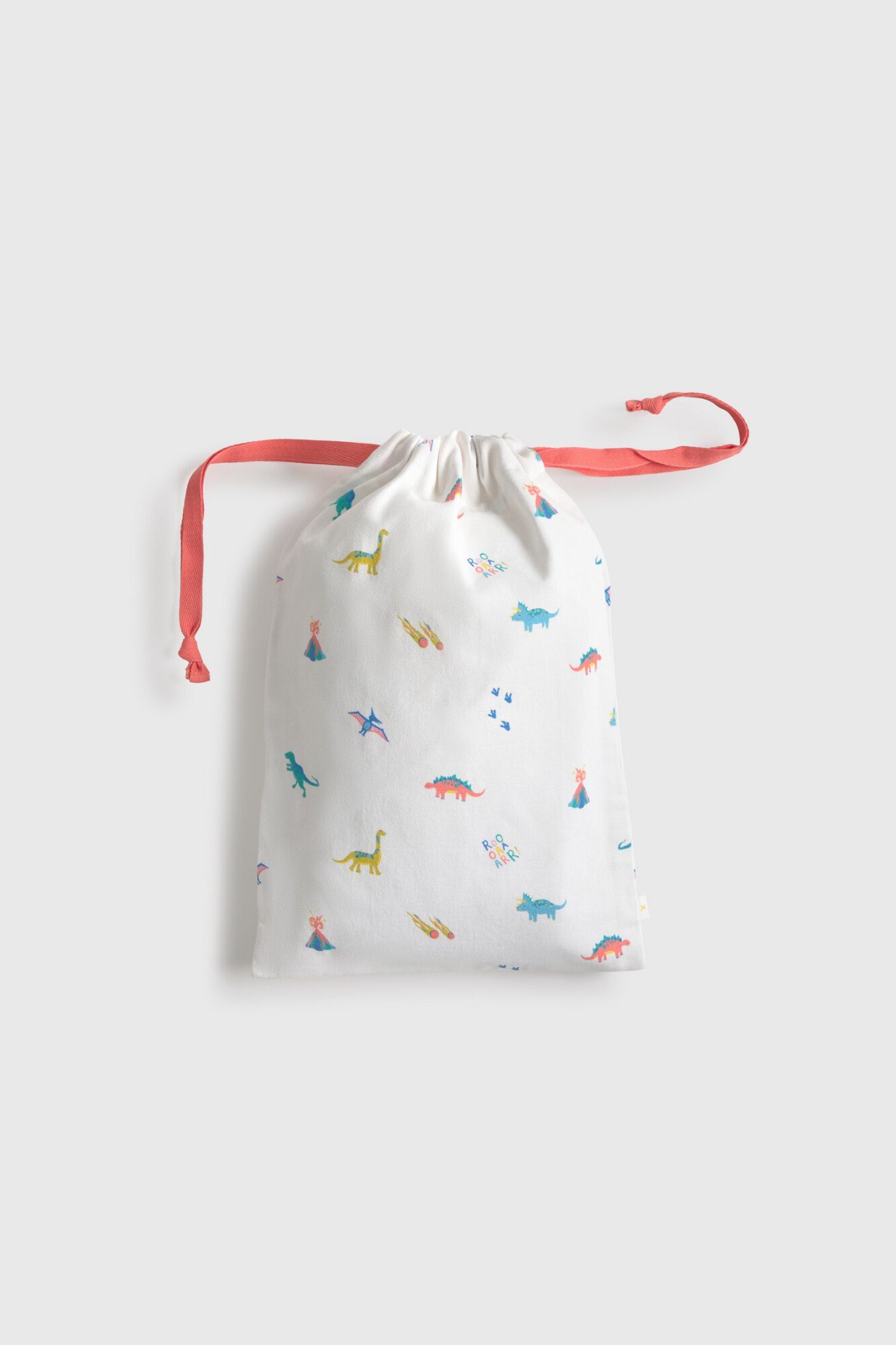 Textura Baumwoll-Tasche mit Dinosaurier-Print