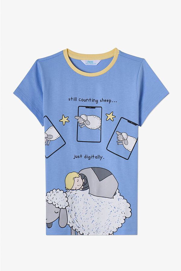 Penti Pack 2 pijamas infantiles ovejas azul
