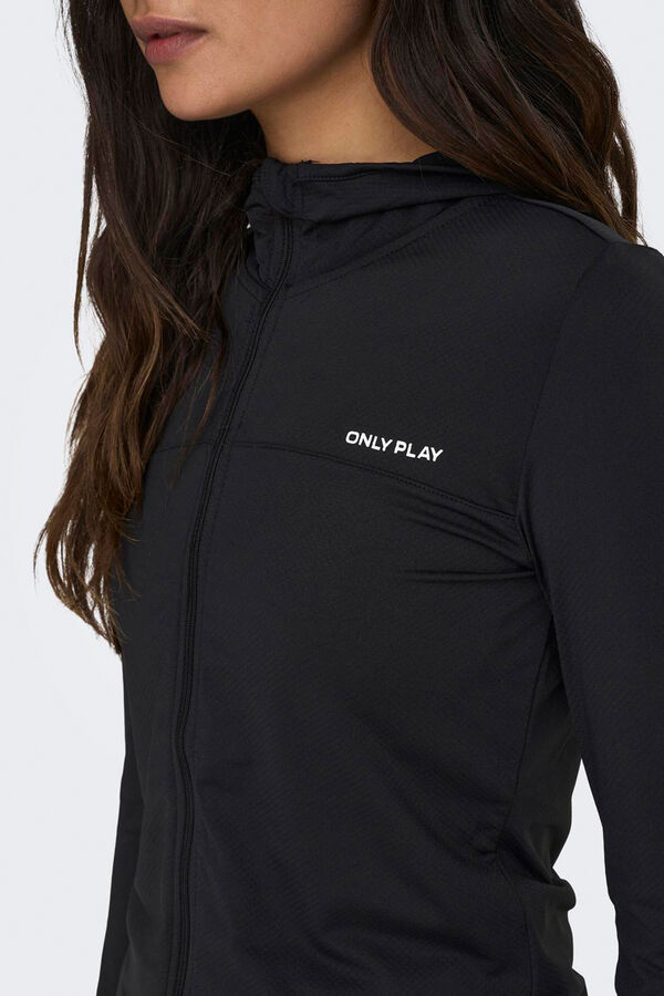 Only Play Ultraleichte Trainingsjacke Schwarz