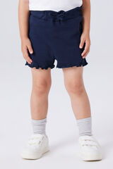 Name it Cotton girl's short blue