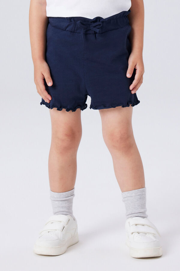 Name it Cotton girl's short blue