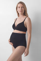Women'secret Black padded triangle maternity bra LOVELY black