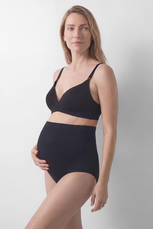 Women'secret Black padded triangle maternity bra LOVELY black