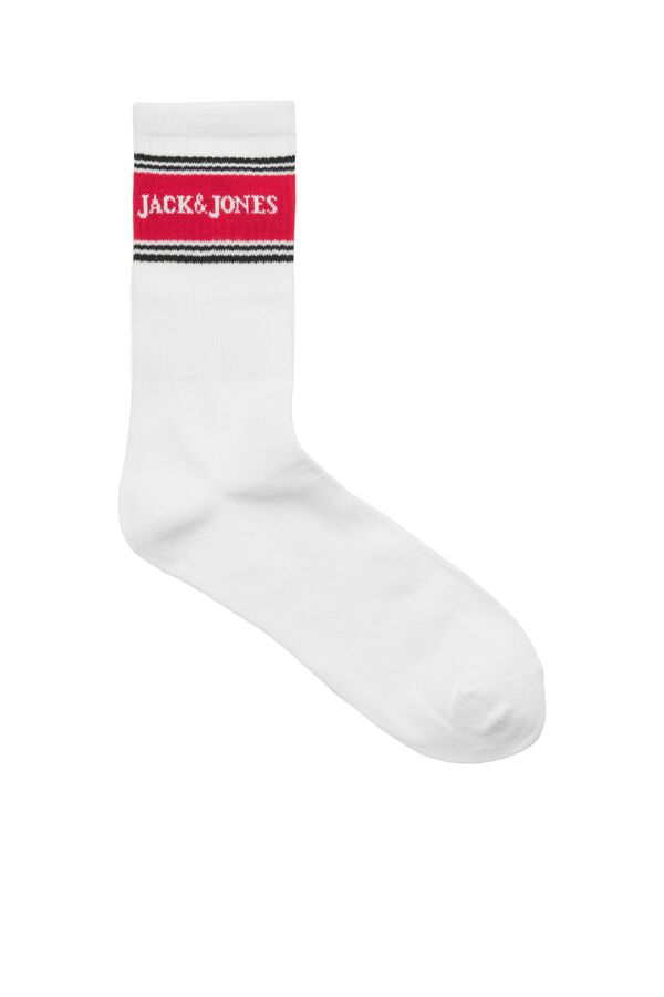 Jack & Jones Cotton tennis socks white