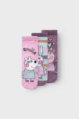 Name it Calcetines Peppa pig morado/lila