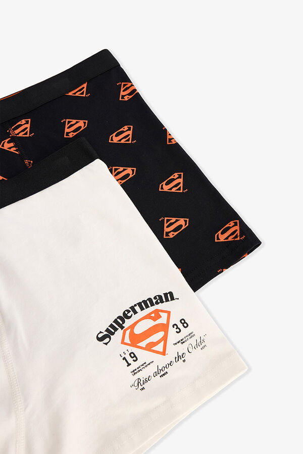 Penti Pack de 2 Boxers con estampado de lunares Superman para hombre estampado