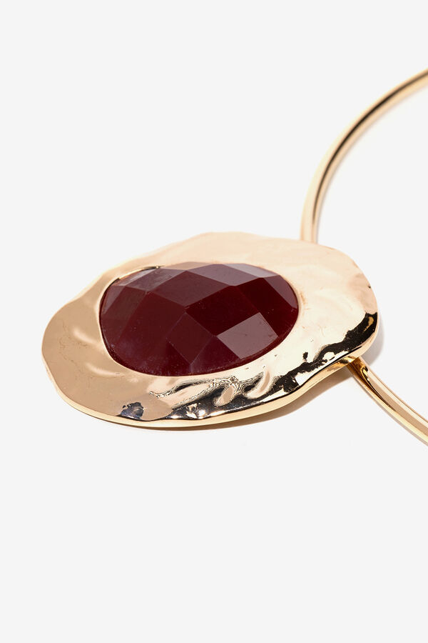 Vilanova Collar R&iacute;gido con Colgante Maxi amarillo