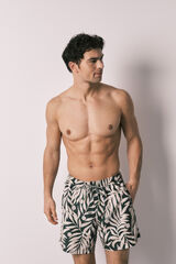 Women'secret SmileyWorld&reg; tropical print men's swimwear green