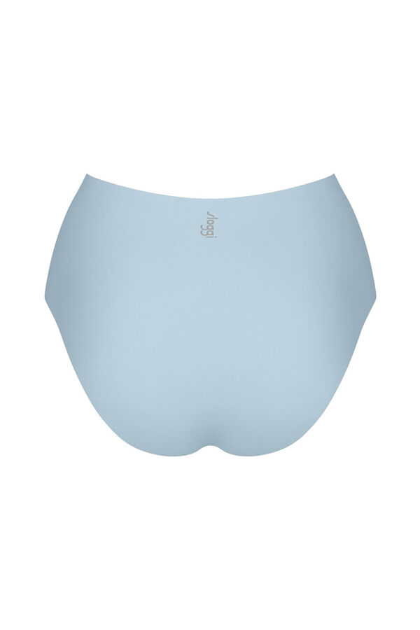 Sloggi Cueca cintura alta em microfibra sem costura azul