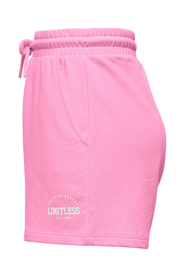 Only Play Pantal&oacute;n corto de ch&aacute;ndal rosa