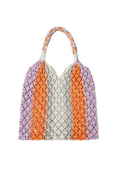 Womensecret Shopper bag with knot detail white