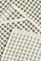 Textura Set of two terry cloths green