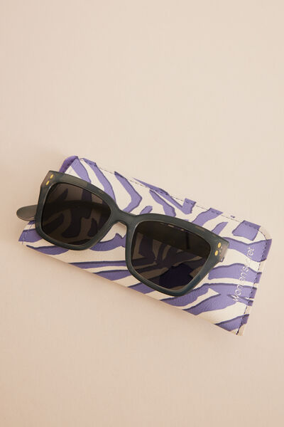 Womensecret Gafas sol azul funda estampado