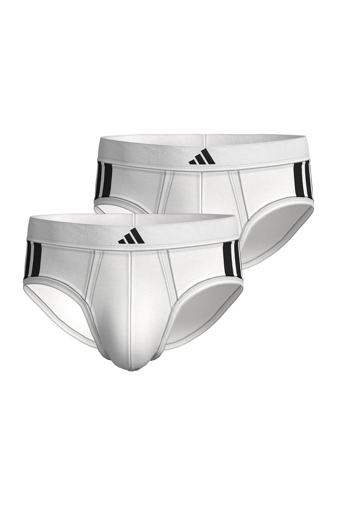 Adidas 2 pack Active Flex Cotton 3-Stripes stretch boxers 
