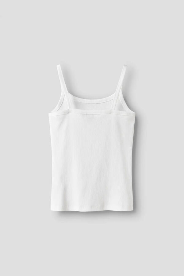 Lmtd Top de tirantes blanco