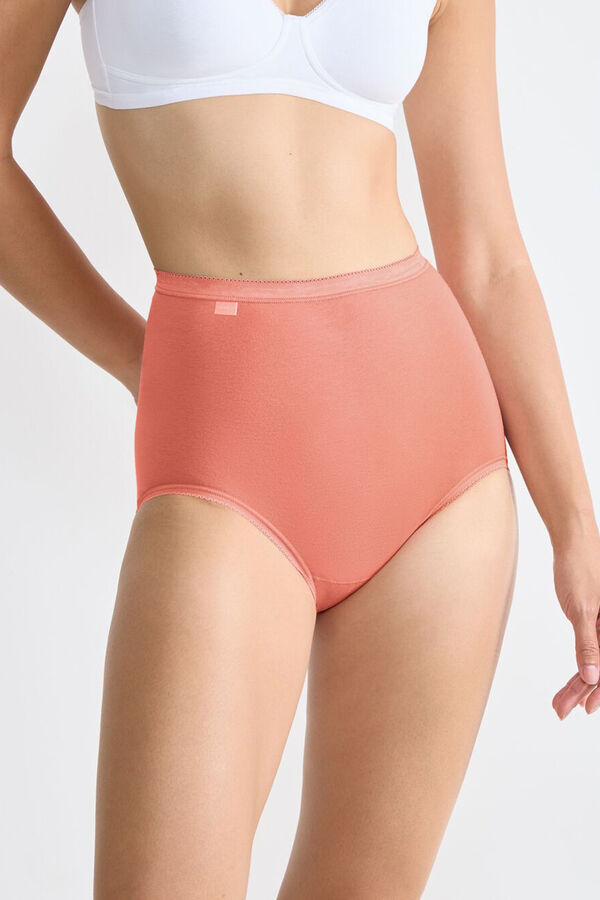 Sloggi Pack 3 bragas altas sin costuras rojo