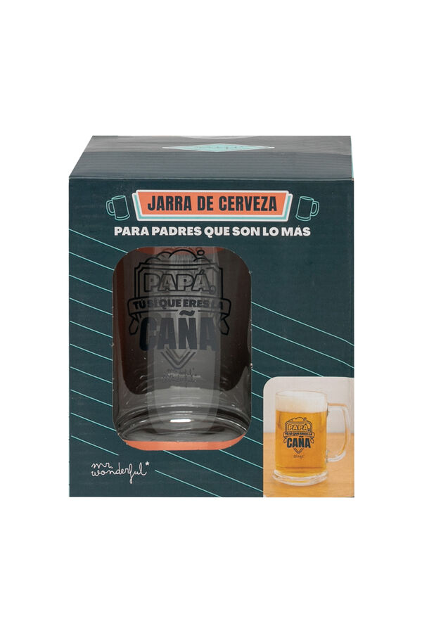 Womensecret Beer mug - Papá, tú sí que eres la caña (Dad, you're tops) S uzorkom